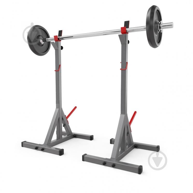 Стійки під штангу регульована WCG PRO RG-200 Червона з сірим (RG-100)