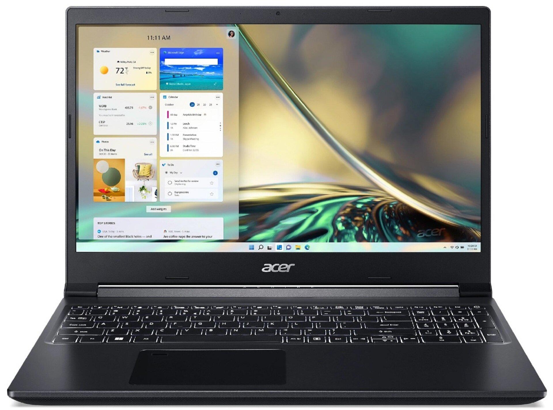 Ноутбук Acer Aspire 7 A715-43G-R8RW 15,6" IPS 144Hz R5-5625U 8 Gb RAM 512 Gb SSD GeForce RTX3050 (NHQHDEP001)