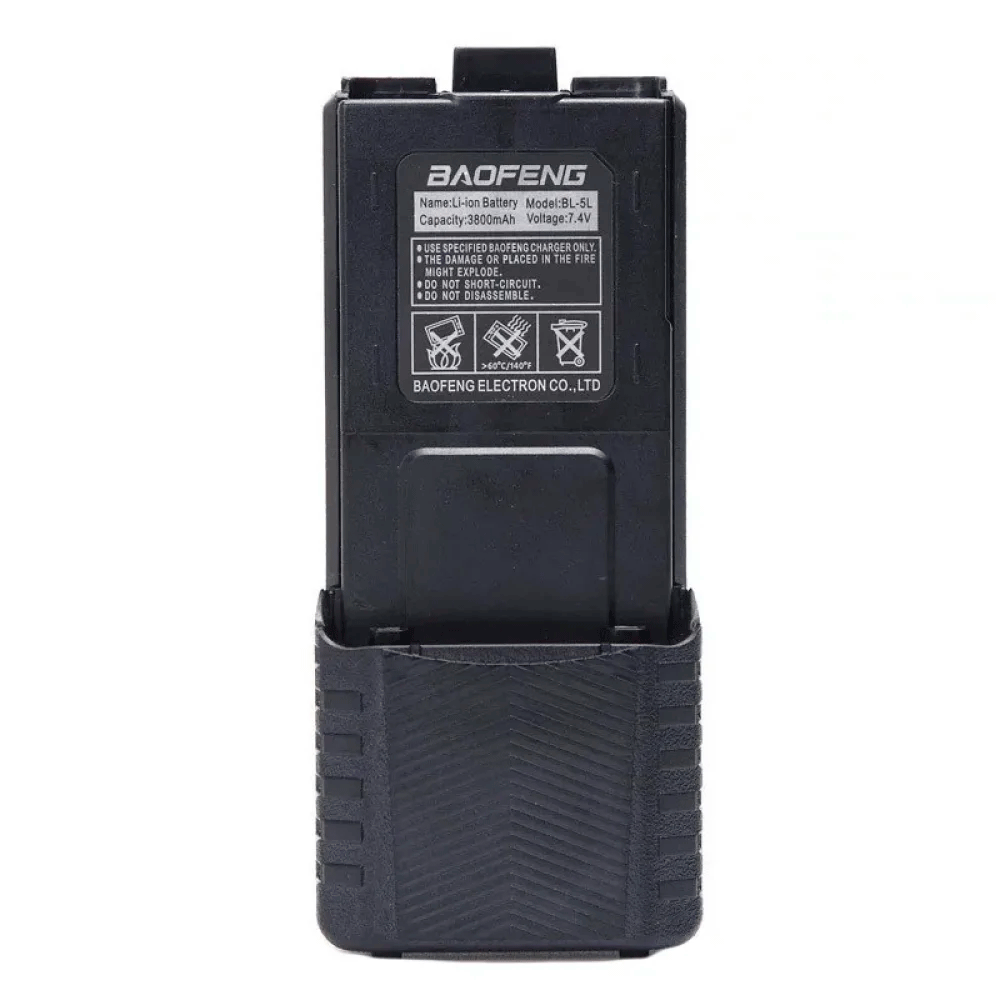 Аккумулятор для рации Baofeng UV-5R 3800 mAh BL-5 (3_03205) - фото 1