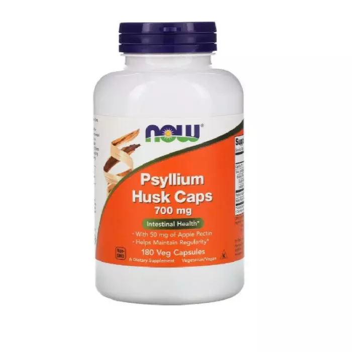 Подорожник Now Foods Psyllium Husks 700 мг 180 капсул (NF5973)