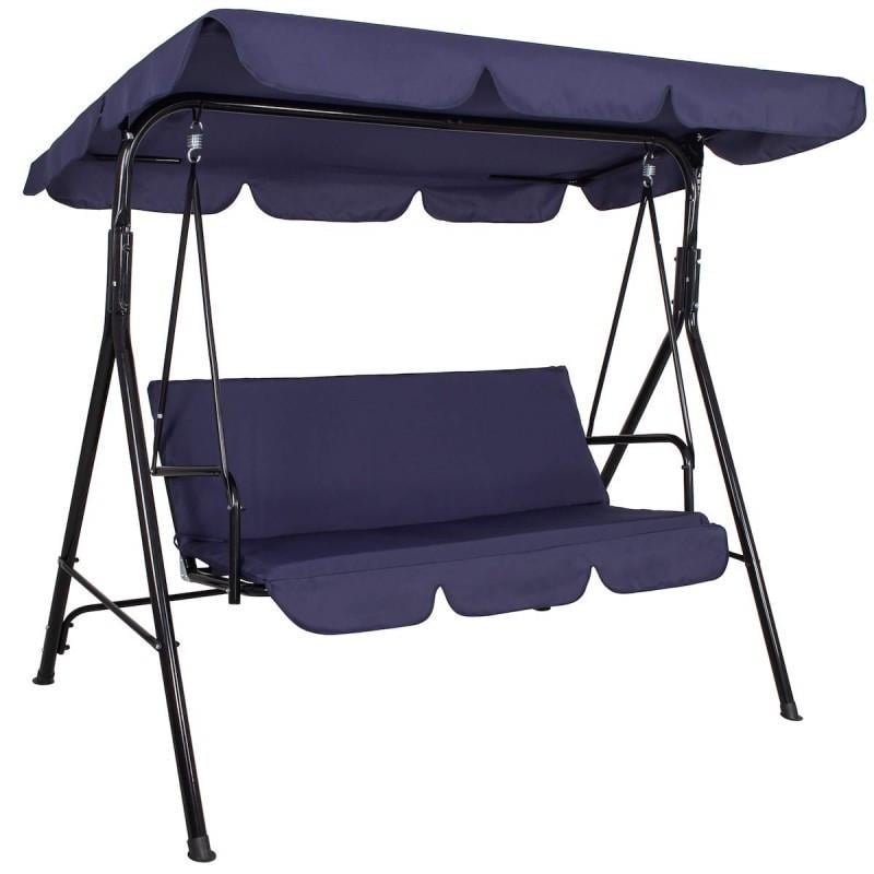 Садовые качели Just Garden Relax трехместная Синий (2661693894) - фото 1 Садовые качели Just Garden Relax трехместная Синий (2661693894) - фото 1