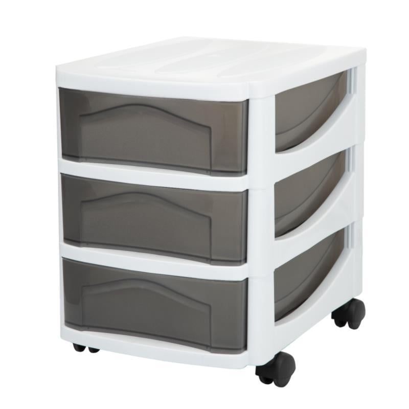 Комод модульний Big Hobby Box 3 висувні ящики 30x40x40 см Білий (3959)