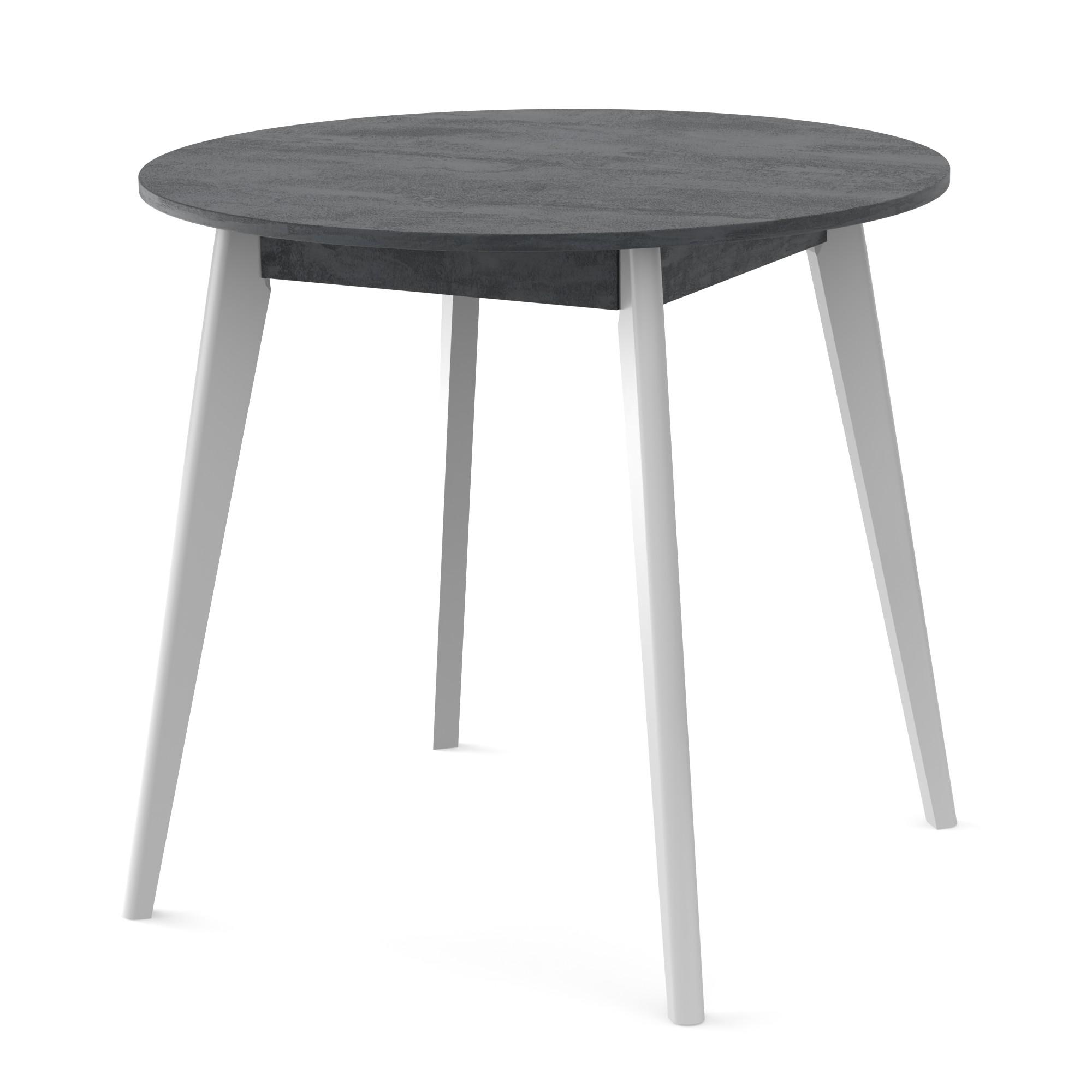 Обеденный стол Неман БОН 880х880x18 мм Угольный камень/Белый (5588101) - фото 1 Обеденный стол Неман БОН 880х880x18 мм Угольный камень/Белый (5588101) - фото 1