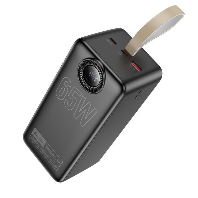 Повербанк Avantis A375 50000 mAh USB/2USB-C/65W Черный