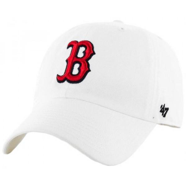 Кепка 47 Brand Clean UP Red Sox One Size White (B-RGW02GWS-WH)