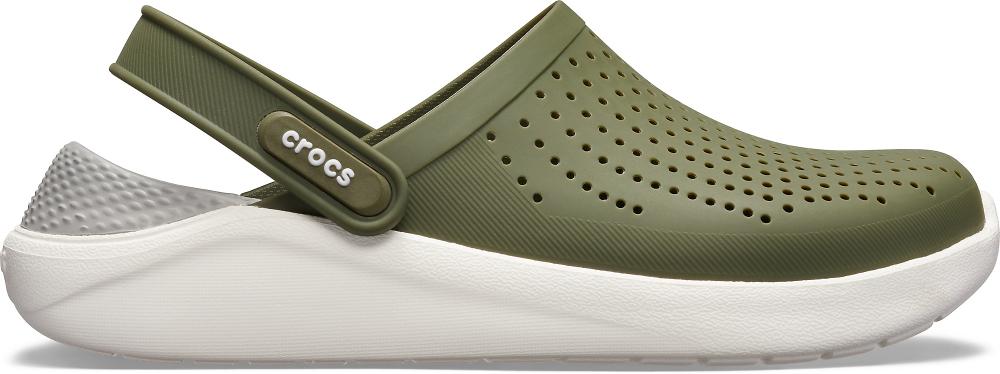 Сабо Crocs LiteRide M8W10 р. 40-41 Army green/White - фото 1