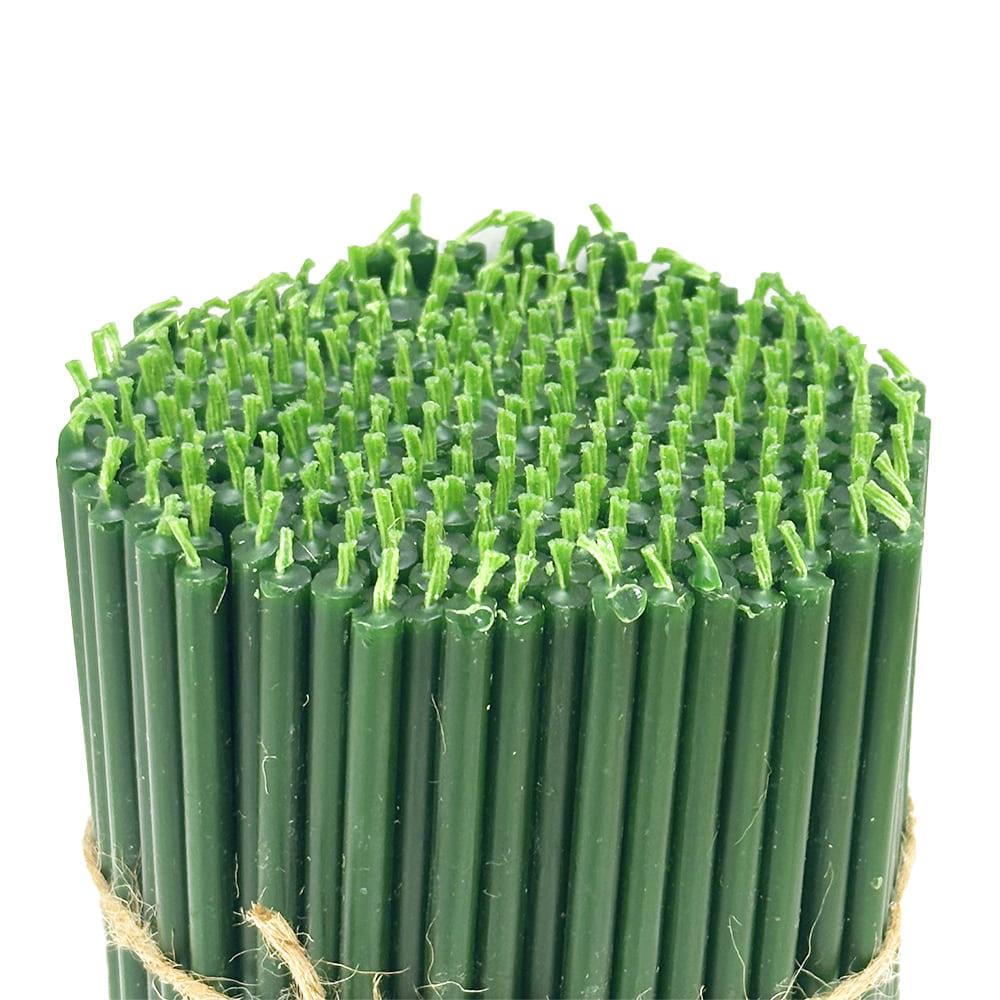 Свічки воскові 75% №100 1 кг 16 см 250 шт. Зеленый (100с1) - фото 3 Свічки воскові 75% №100 1 кг 16 см 250 шт. Зеленый (100с1) - фото 3