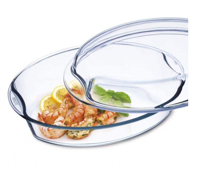 Каструля для запікання кругла Simax 0,7 л жаростійке скло (44ef365f)