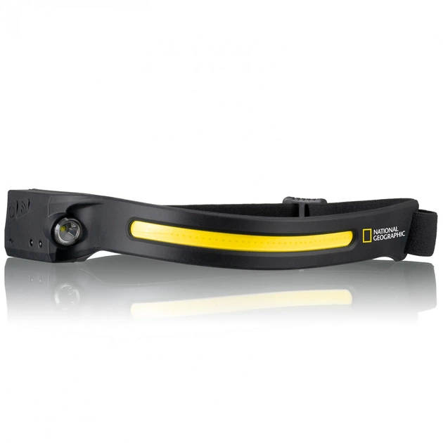 Ліхтар налобний National Geographic Iluminos Stripe 300 Лм і 90 Лм USB Rechargeable (9082600)