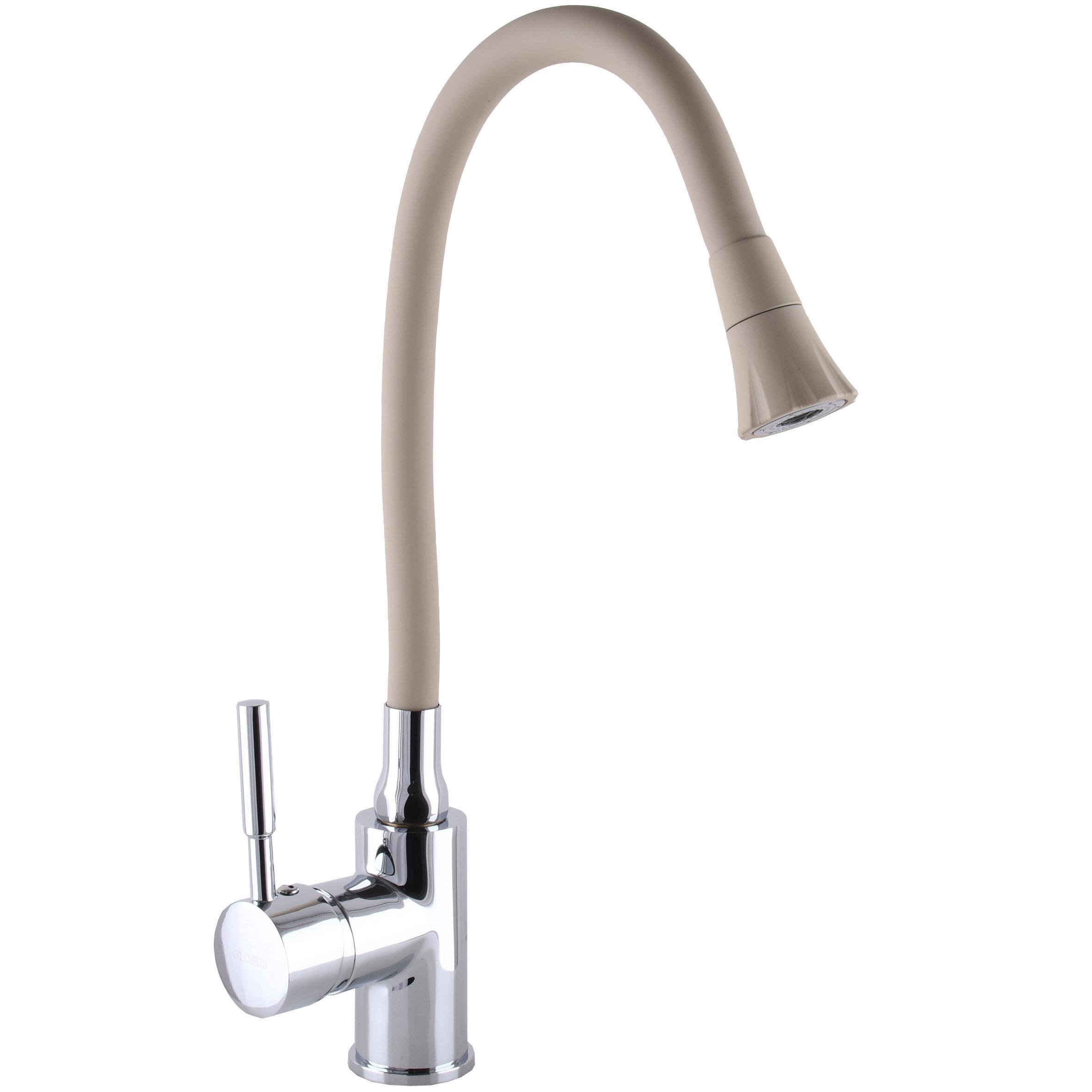 Кран на кухню Globus Lux Бежевый (25204)