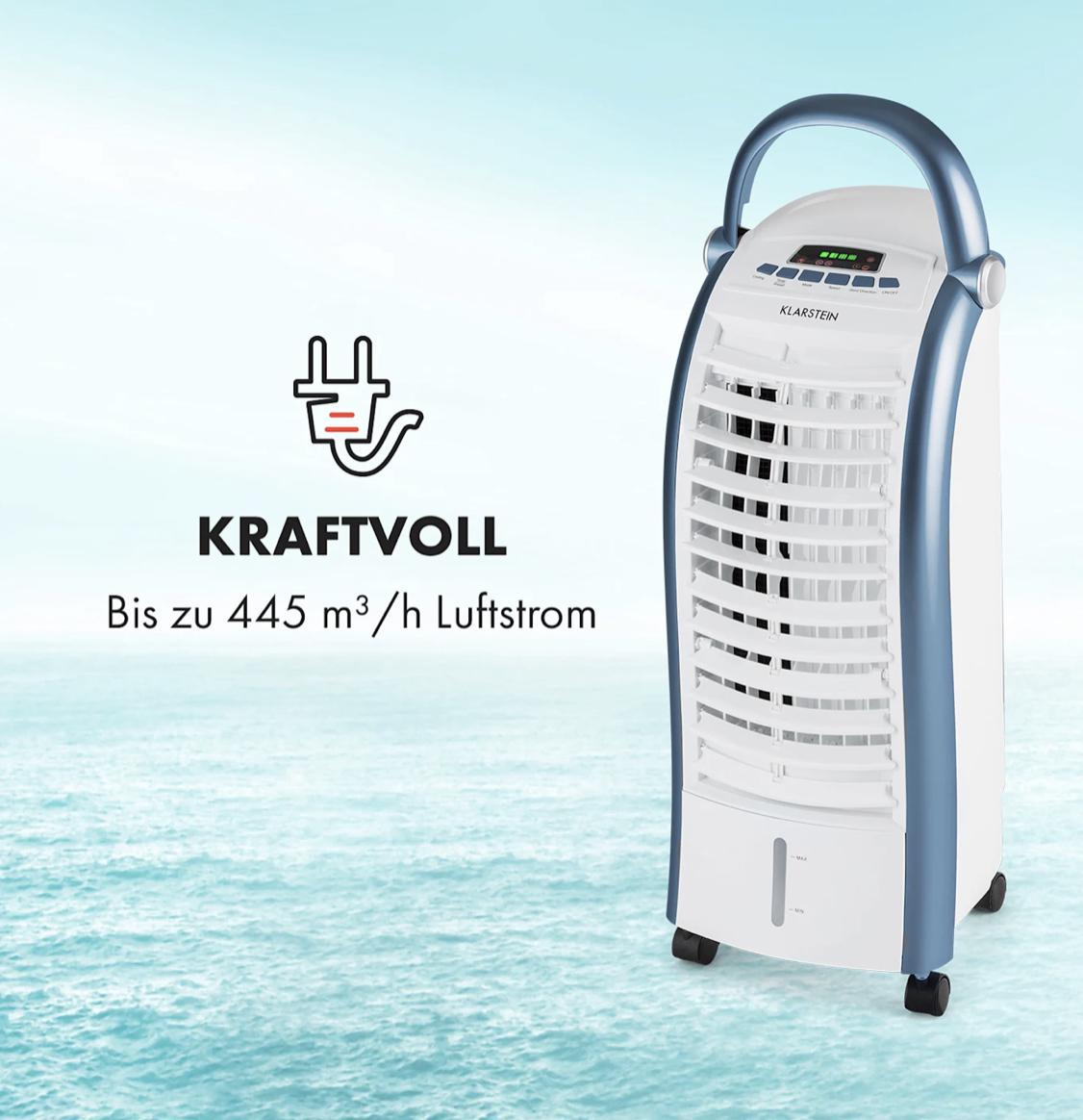 Вентилятор-охладитель KLARSTEIN Maxfresh 4в1 с таймером 55 Вт (10036141) - фото 2