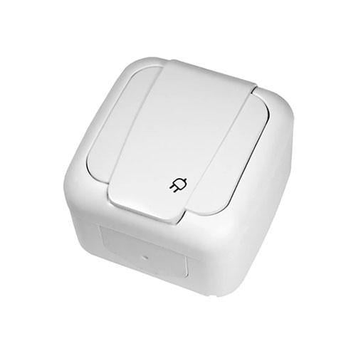 Розетка одинарная VIKO Palmiye с заземлением Белый (28749065)