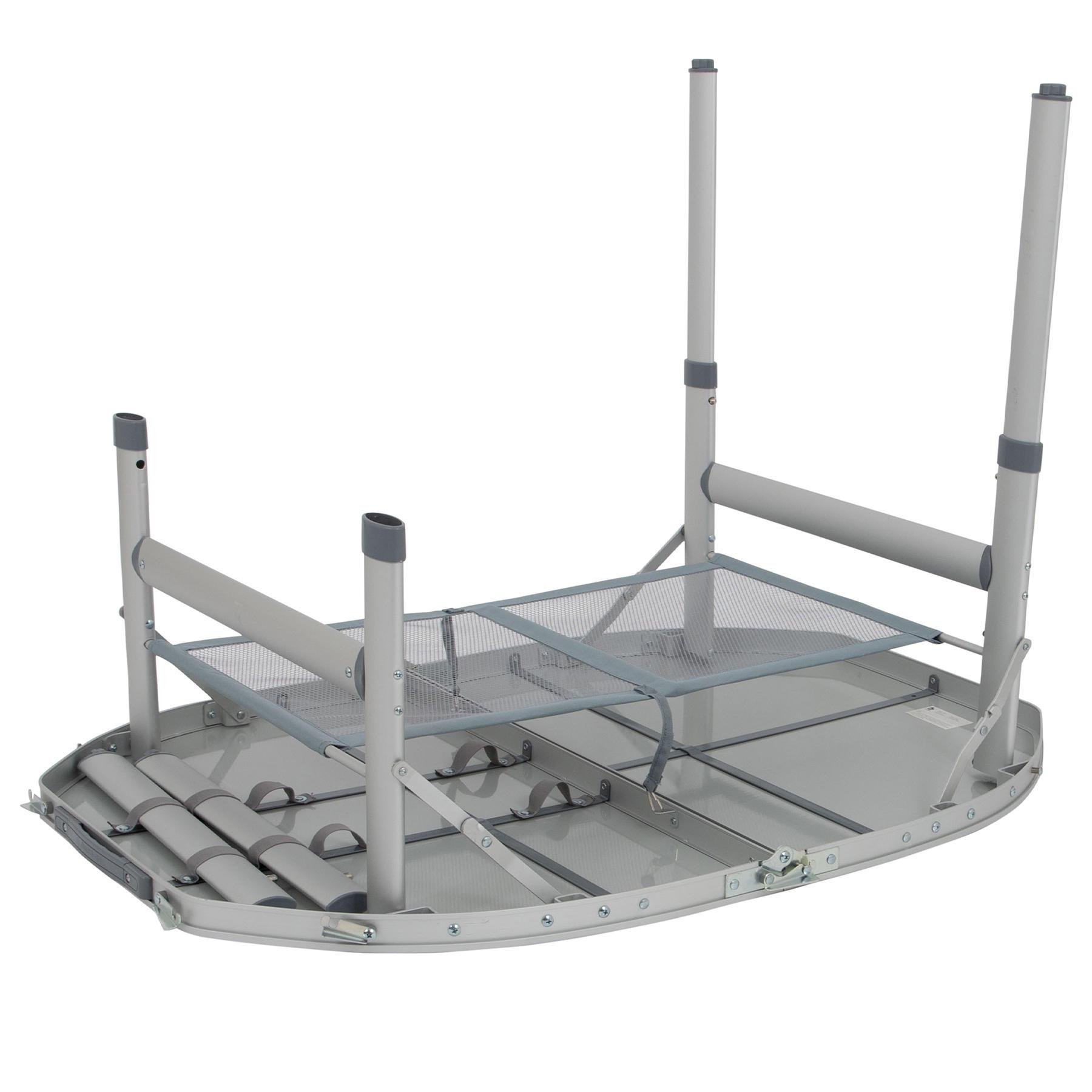 Туристичний стіл Bo-Camp Premium Oval 100x70 см Grey (1404424) - фото 7