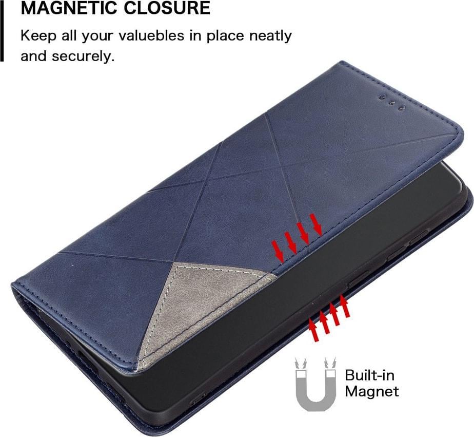 Чехол книжка SHLab Prisma Xiaomi Redmi 10C Blue (36308-28) - фото 4 Чехол книжка SHLab Prisma Xiaomi Redmi 10C Blue (36308-28) - фото 4