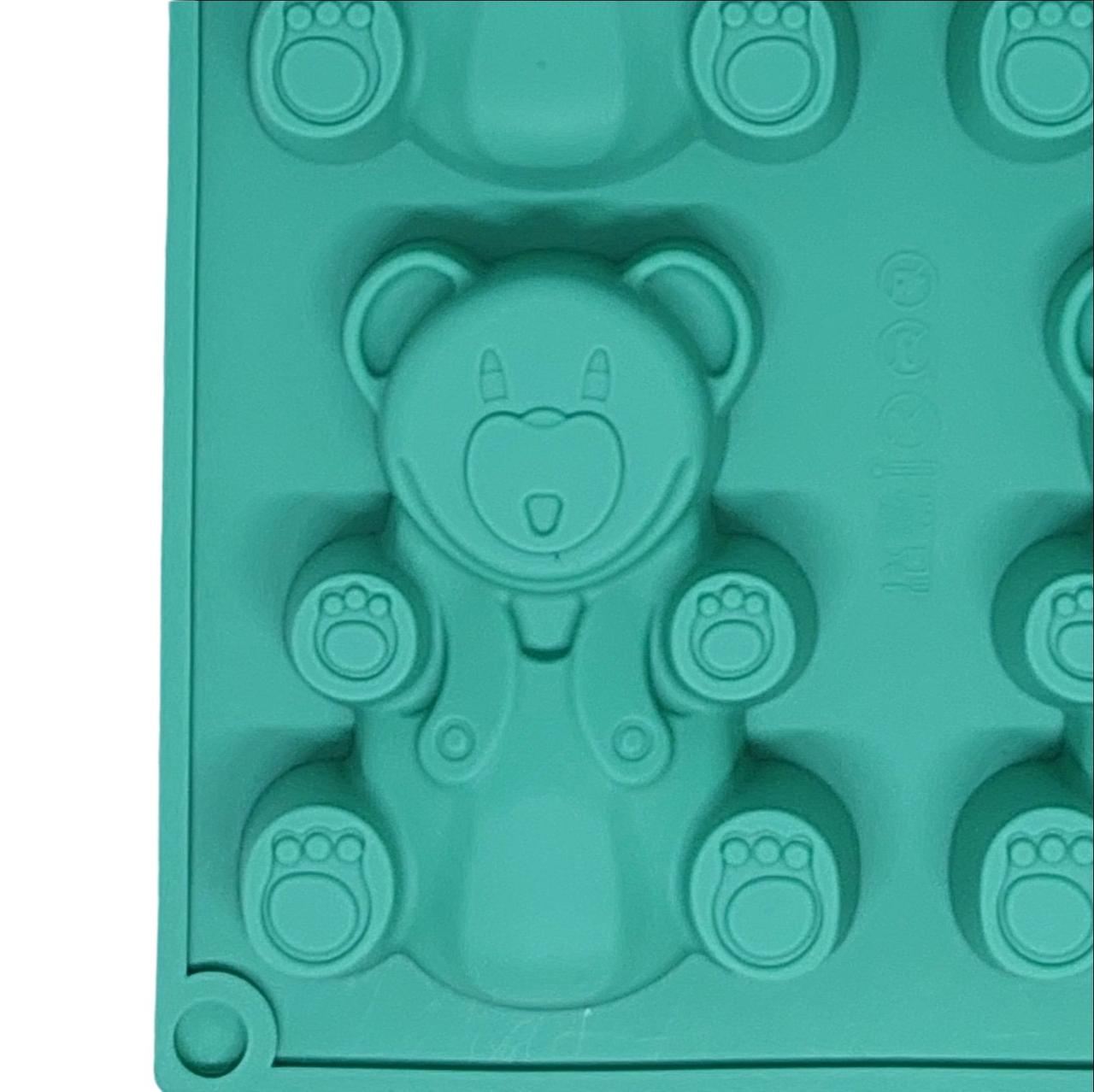 Форма силиконовая Profsil Мишки Барни 6в1 Мятный (201460-мят) - фото 7