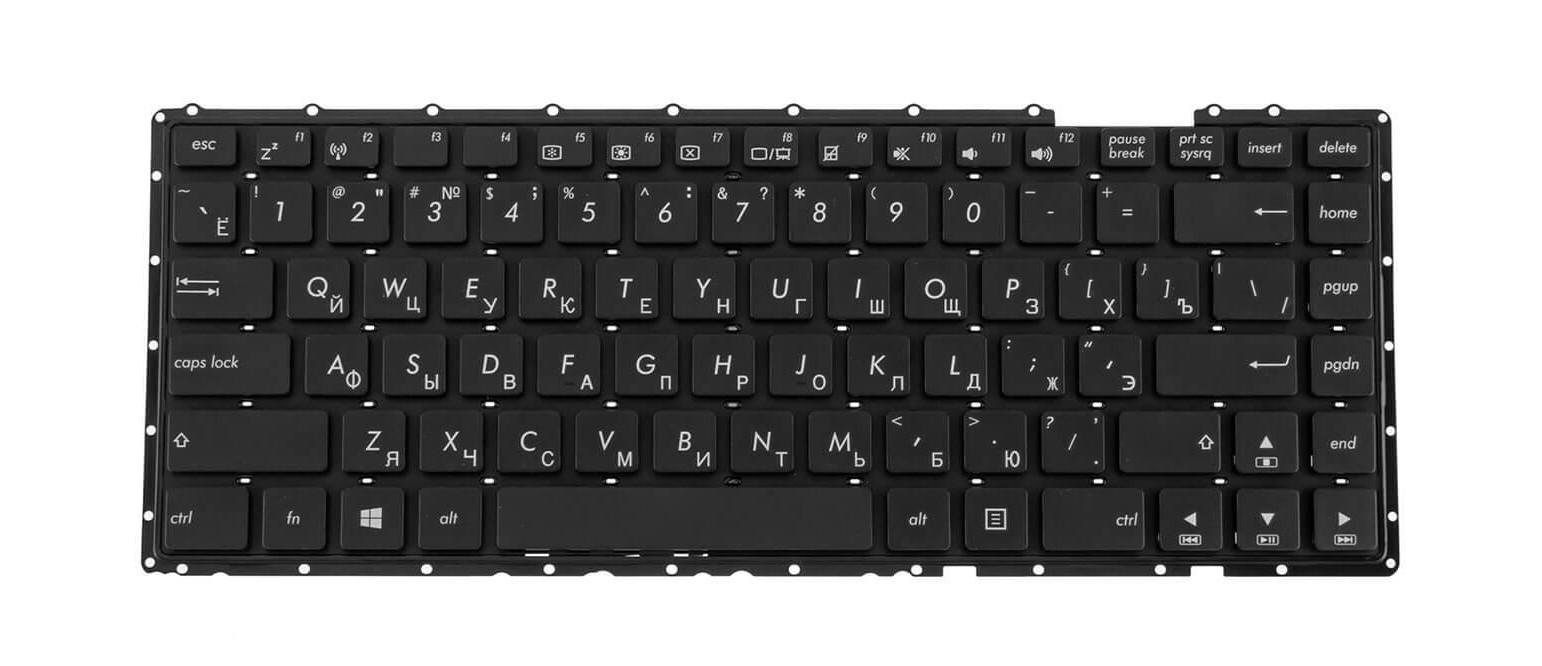 Клавиатура для ноутбука Asus P452 P452LA матовая (0KNX0-4100RU00)