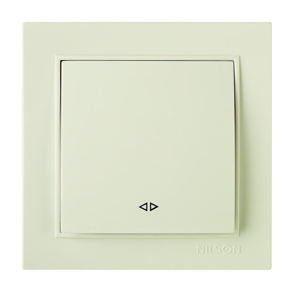 Выключатель промежуточный одноклавишный Nilson Thor Кремовый (00000006970)