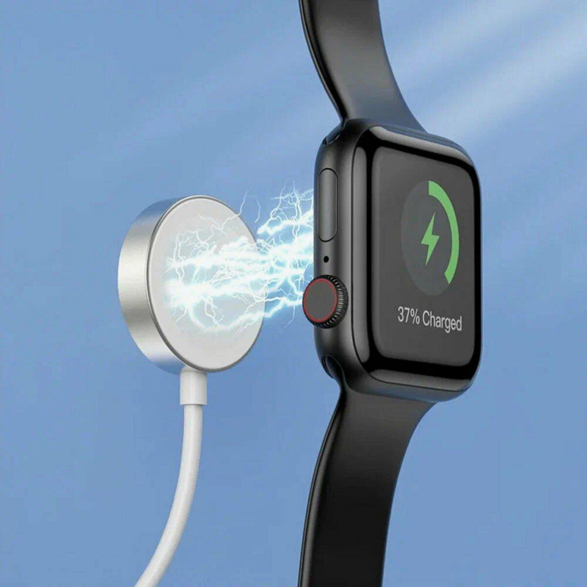 Зарядний пристрій бездротовий Hoco CW39 Wireless Charger для iWatch 1,2 м White (6931474770646) - фото 7