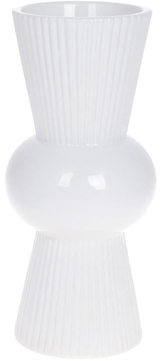 Ваза керамическая Stone Flower 10х10х22,6 см Белый