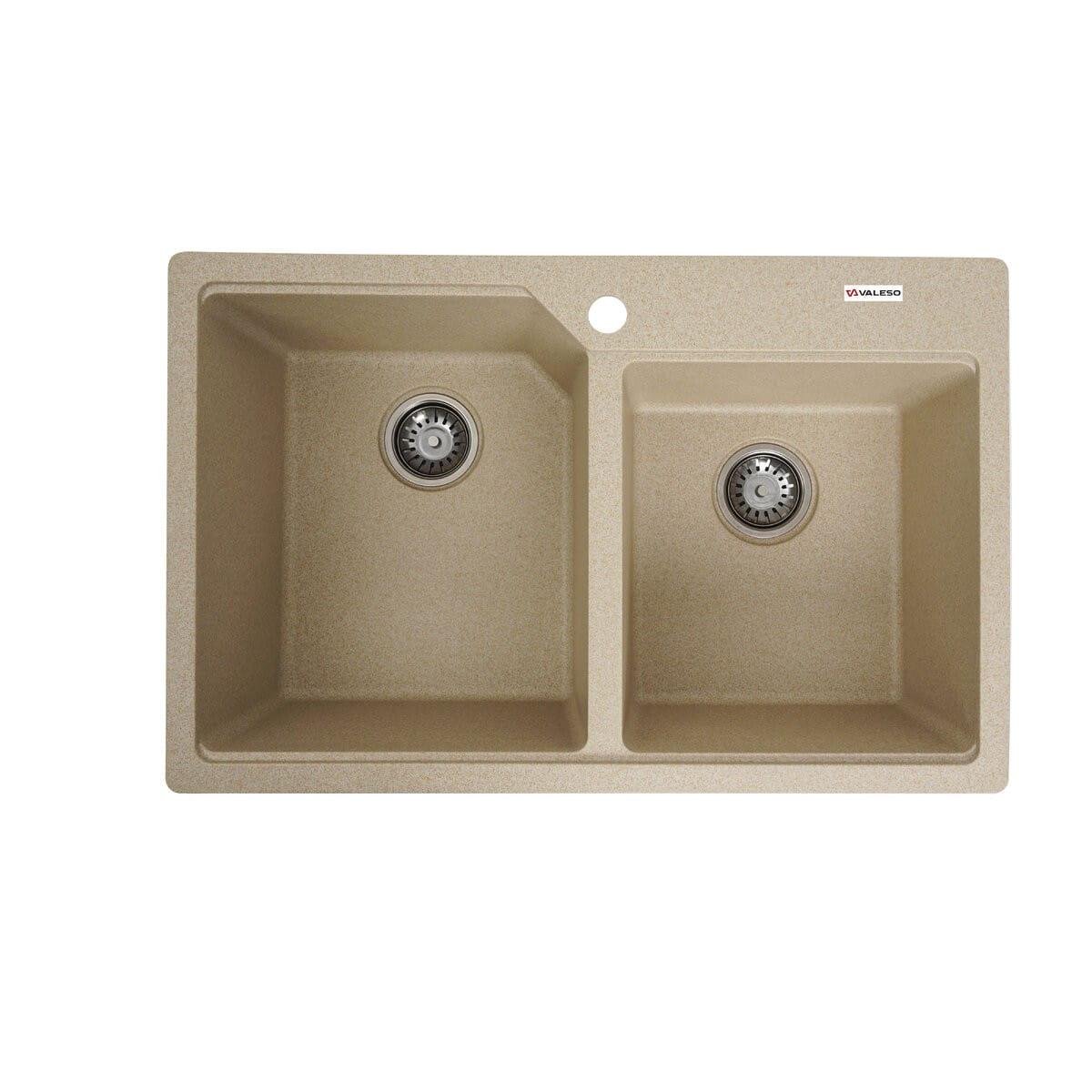 Мойка гранитная Valeso Harmony 780х500 врезная прямоугольная Сафари матовый (PLTM-SP000047393)