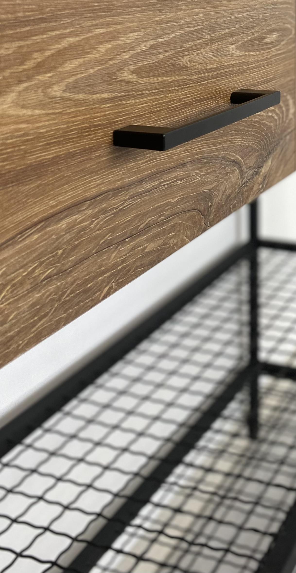 Консольный столик из металла и ЛДСП K07-ML 900х1100х350 мм - фото 3 Консольный столик из металла и ЛДСП K07-ML 900х1100х350 мм - фото 3