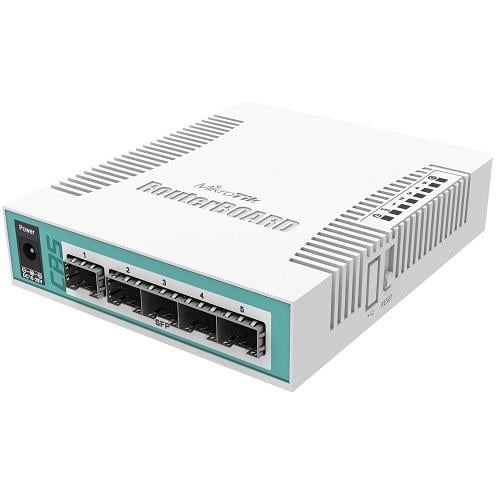 Коммутатор Mikrotik CRS106-1C-5S 5хSFP 1хCombo управляемый (568582)