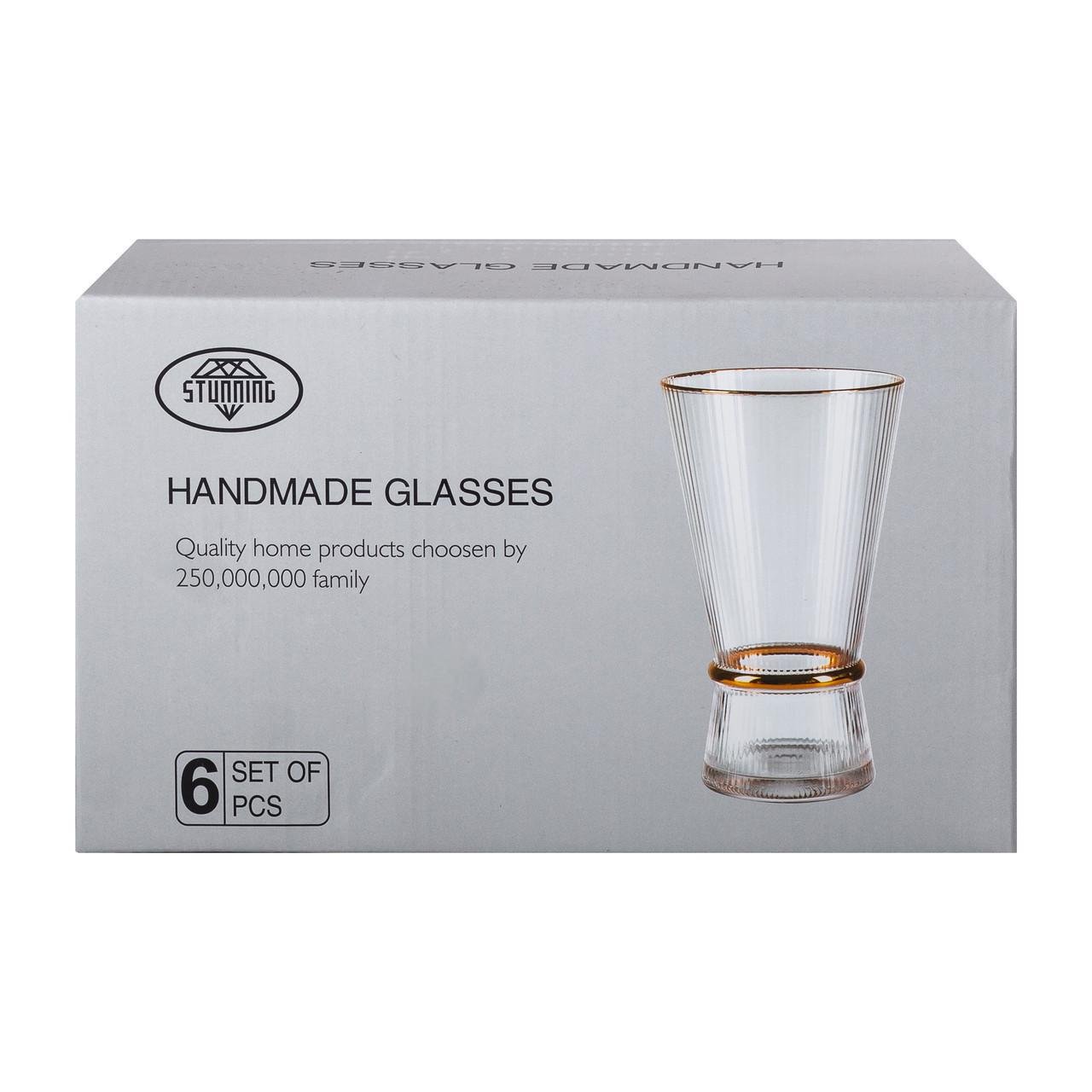 Набор стаканов для лимонада воды сока и коктейлей 400 мл 6 шт. - фото 4