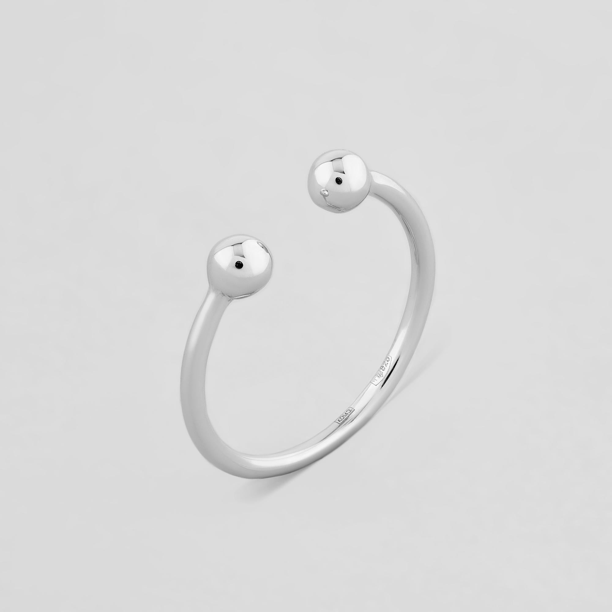 Серебряное кольцо Minimal Дружба (ВС-373/ВС-10245)