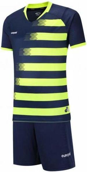 Форма футбольная europaw 021 S Темно-сине-салатовый