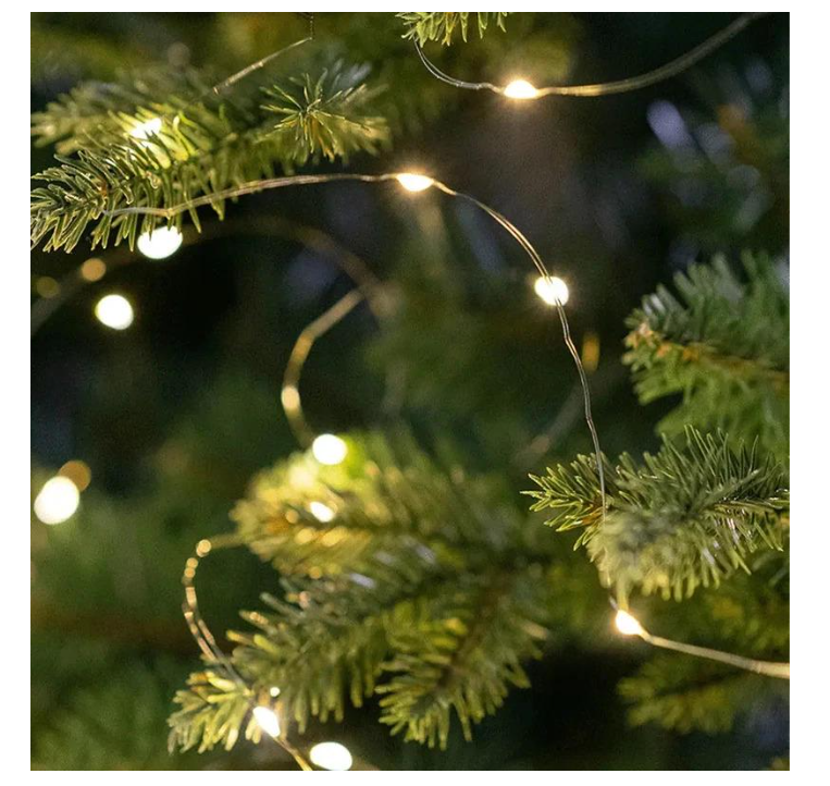 Гирлянда-нить Роса 50 м 500LED USB теплый белый (4249dd52) - фото 8