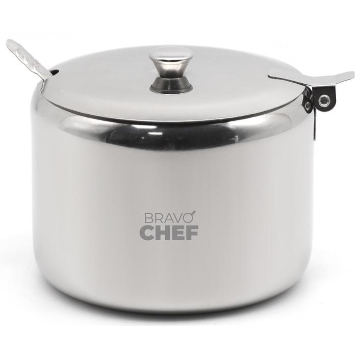 Сахарница Bravo Chef с ложкой (6867982)