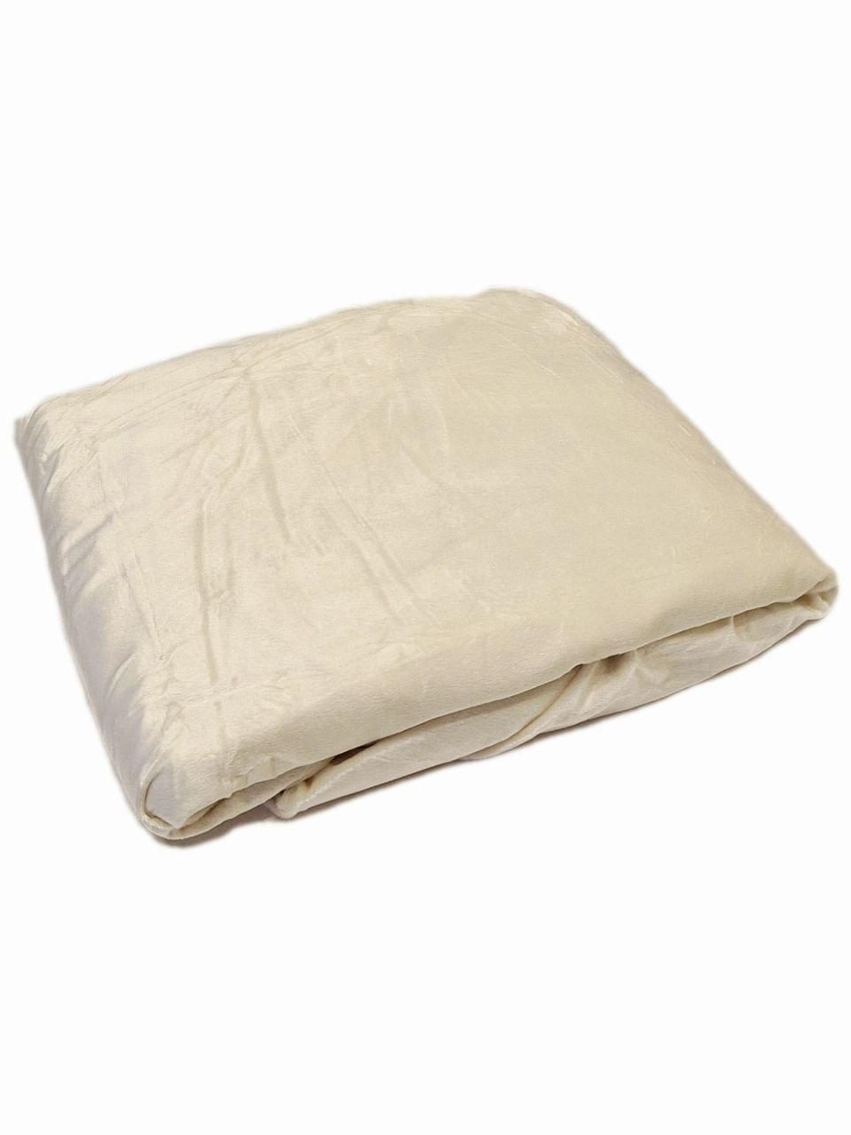 Простирадло на резинці Colorful Home велюрове 160x200x25 см Кремовий (1631) - фото 2 Простирадло на резинці Colorful Home велюрове 160x200x25 см Кремовий (1631) - фото 2