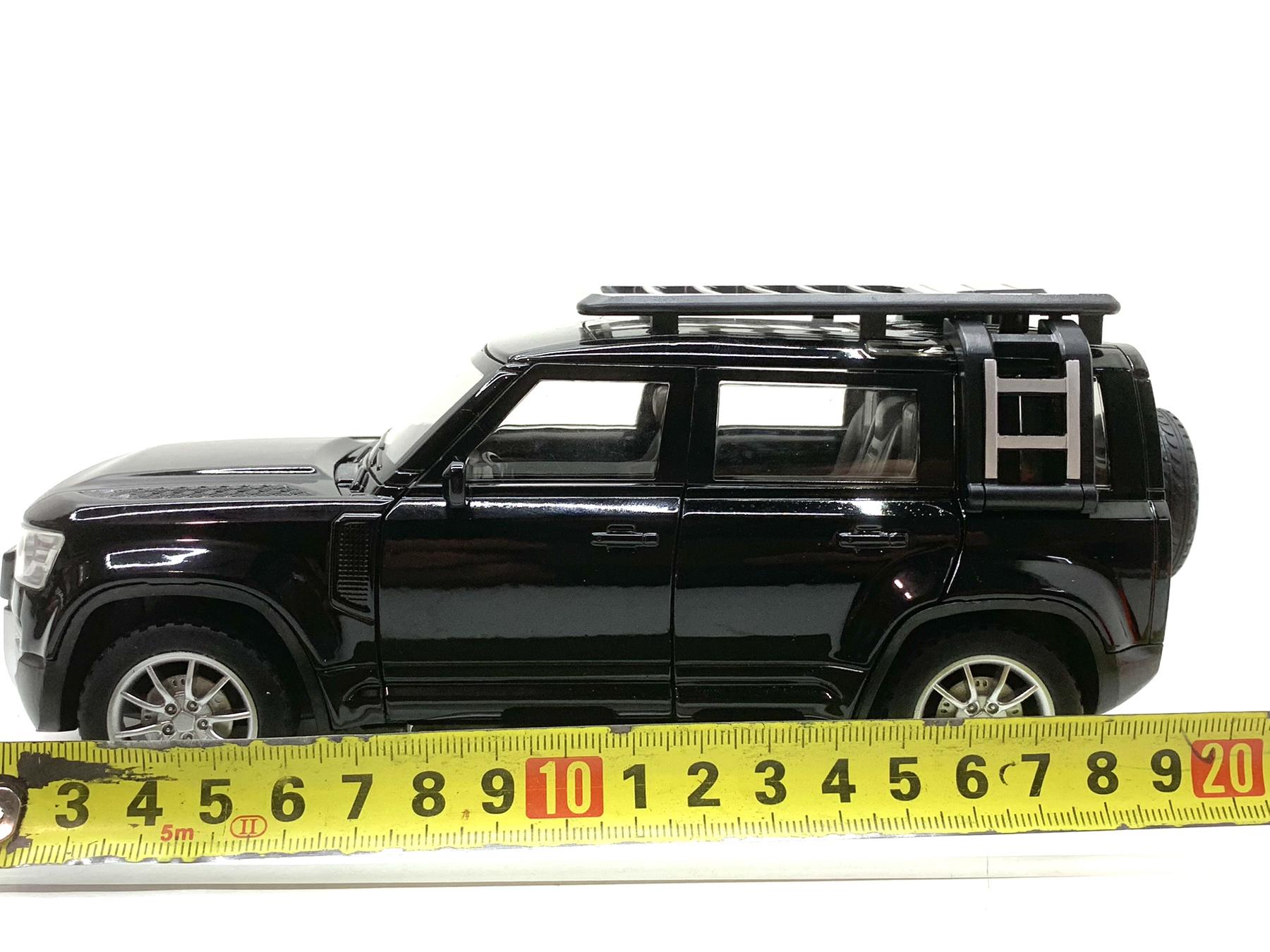 Машина АвтоСвіт Land Rover Defender інерційна масштаб 1:24 відчиняються двері/капот/багажник 21 см Чорний (AP-2018) - фото 8