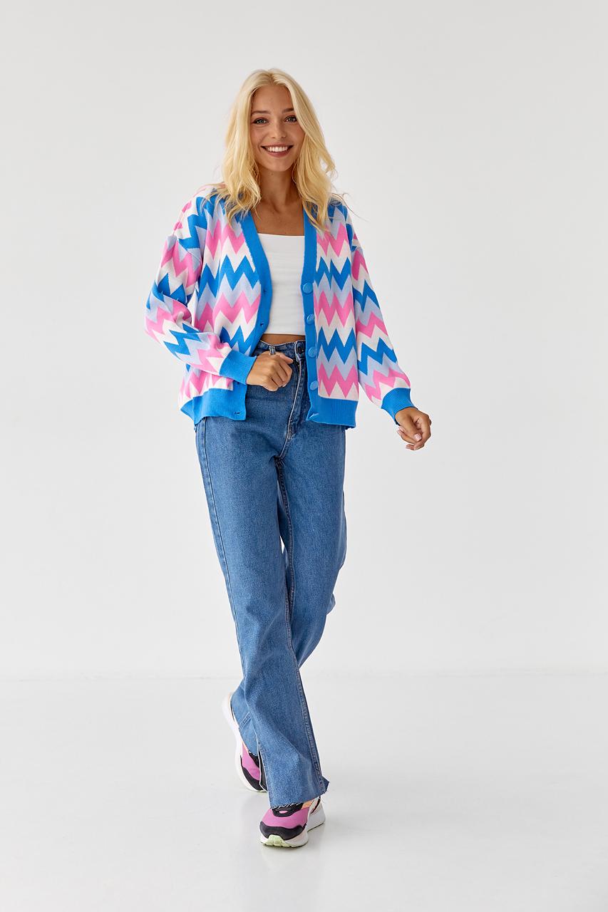 Кардиган женский L Синий (9528302) - фото 6 Кардиган женский L Синий (9528302) - фото 6
