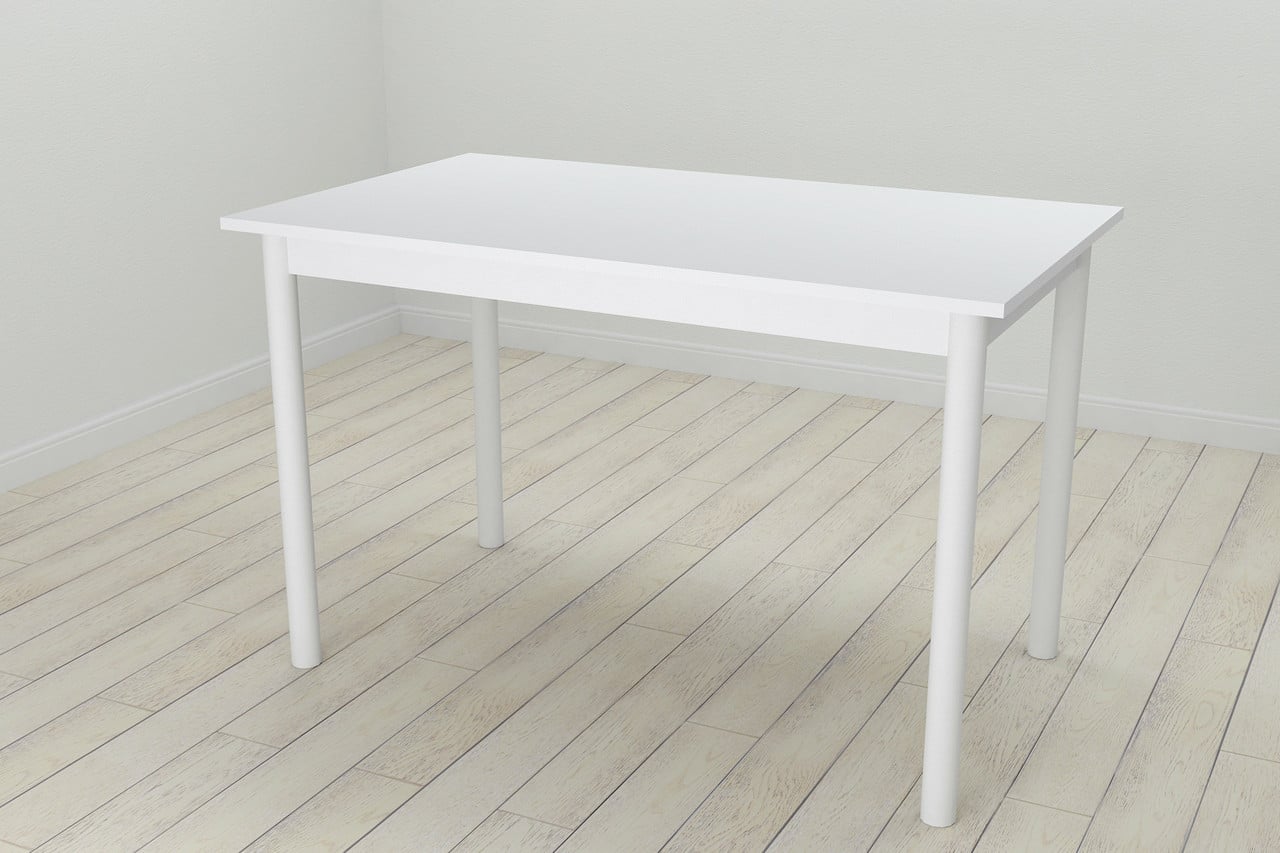 Стол кухонный Ferrum-decor Бенита ДСП 16 мм 75x120x60 см Белый/Белое (BEN0022)