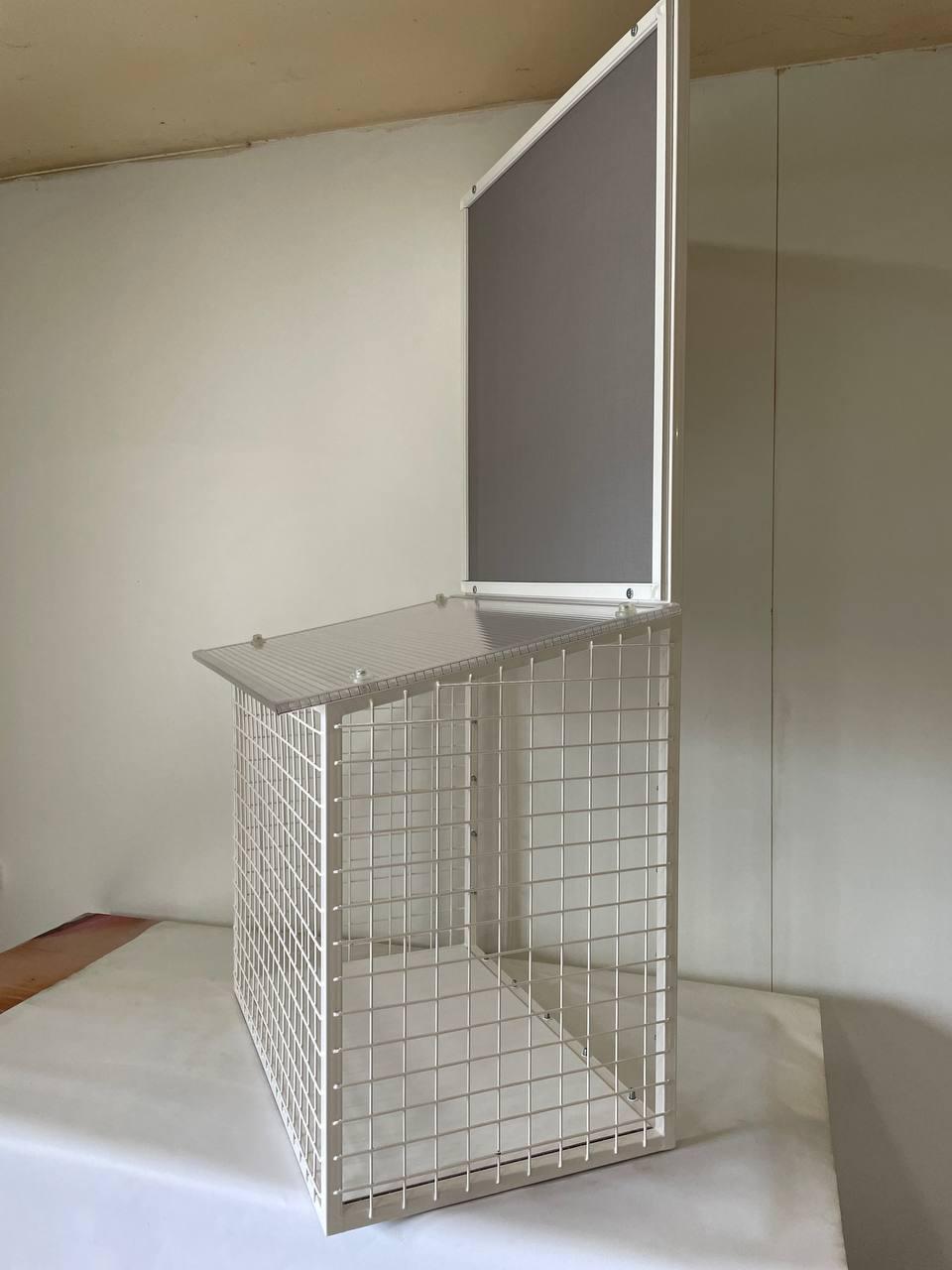 Балкон для котів підвісний прямокутний 540х420х640 см Білий (002) - фото 6 Балкон для котів підвісний прямокутний 540х420х640 см Білий (002) - фото 6