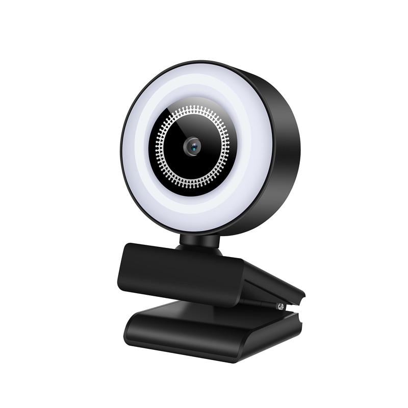 Веб-камера 4K UHD L502 с автофокусом кольцевой LED-подсветкой и сенсорным управлением