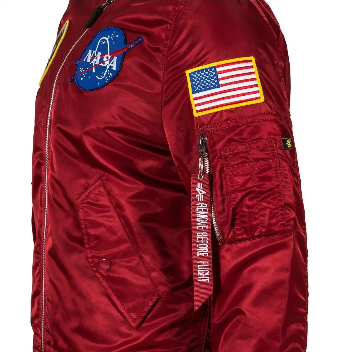 Вітрівка Alpha Industries L-2B NASA Flight Jacket 3XL Red (MJL47020C1R3XL) - фото 4