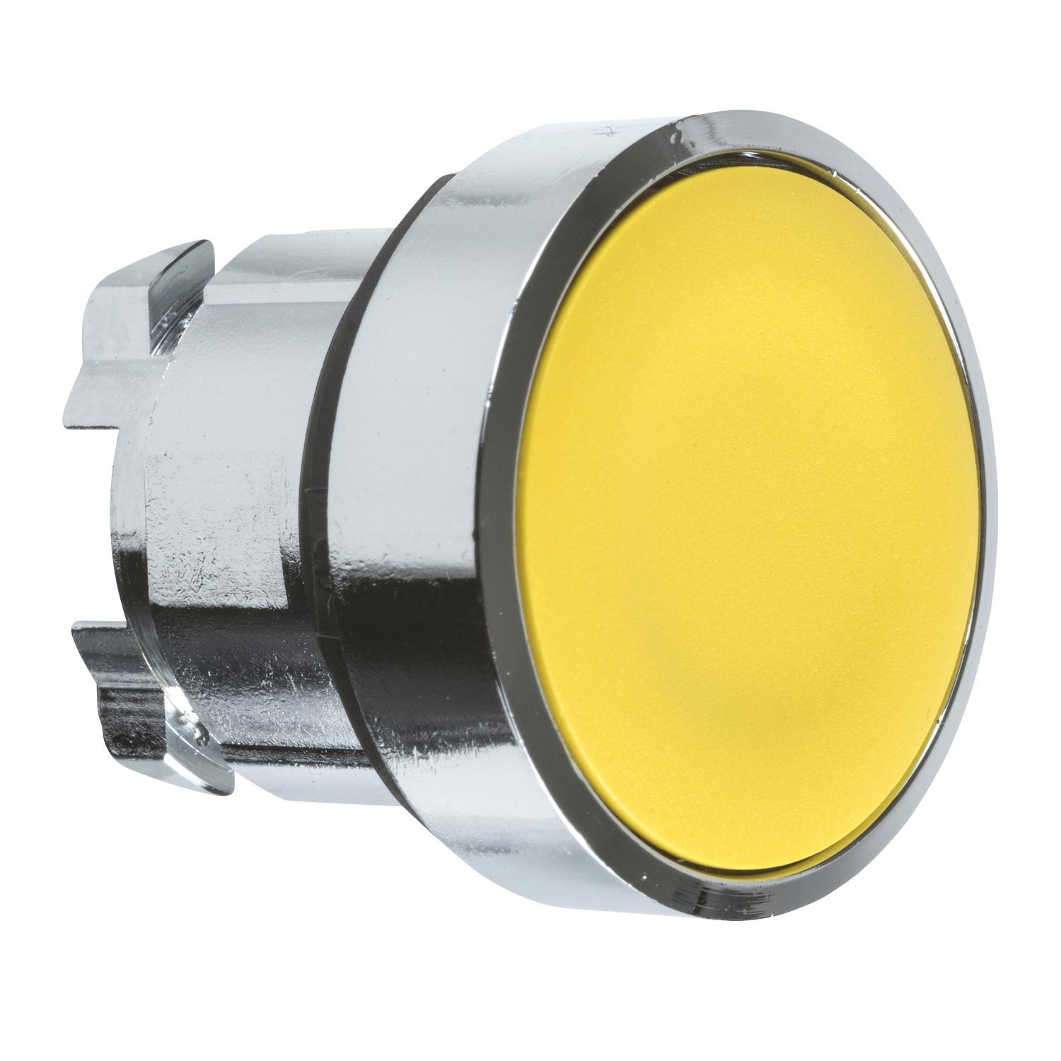 Головка Schneider Electric Harmony XB4 для кнопки 22 мм без подсветки Желтый (ZB4BA5)