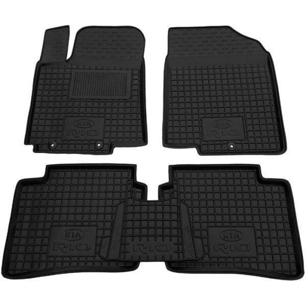 Коврики полиуретановые Avto-Gumm Kia Rio 2011- 4 шт. Черный (11191)