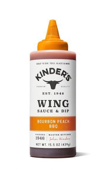 Соус Kinder's Wing Sauce & Dip Bourbon Peach BBQ персик-бурбон 439 г (2679530421)