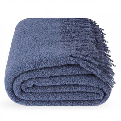 Плед букле 140х200 см Голубой - фото 1 Плед букле 140х200 см Голубой - фото 1