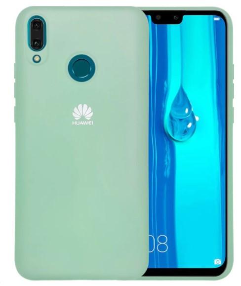 Силікон Silicone Case Huawei Y9 2019 БІРЮЗА