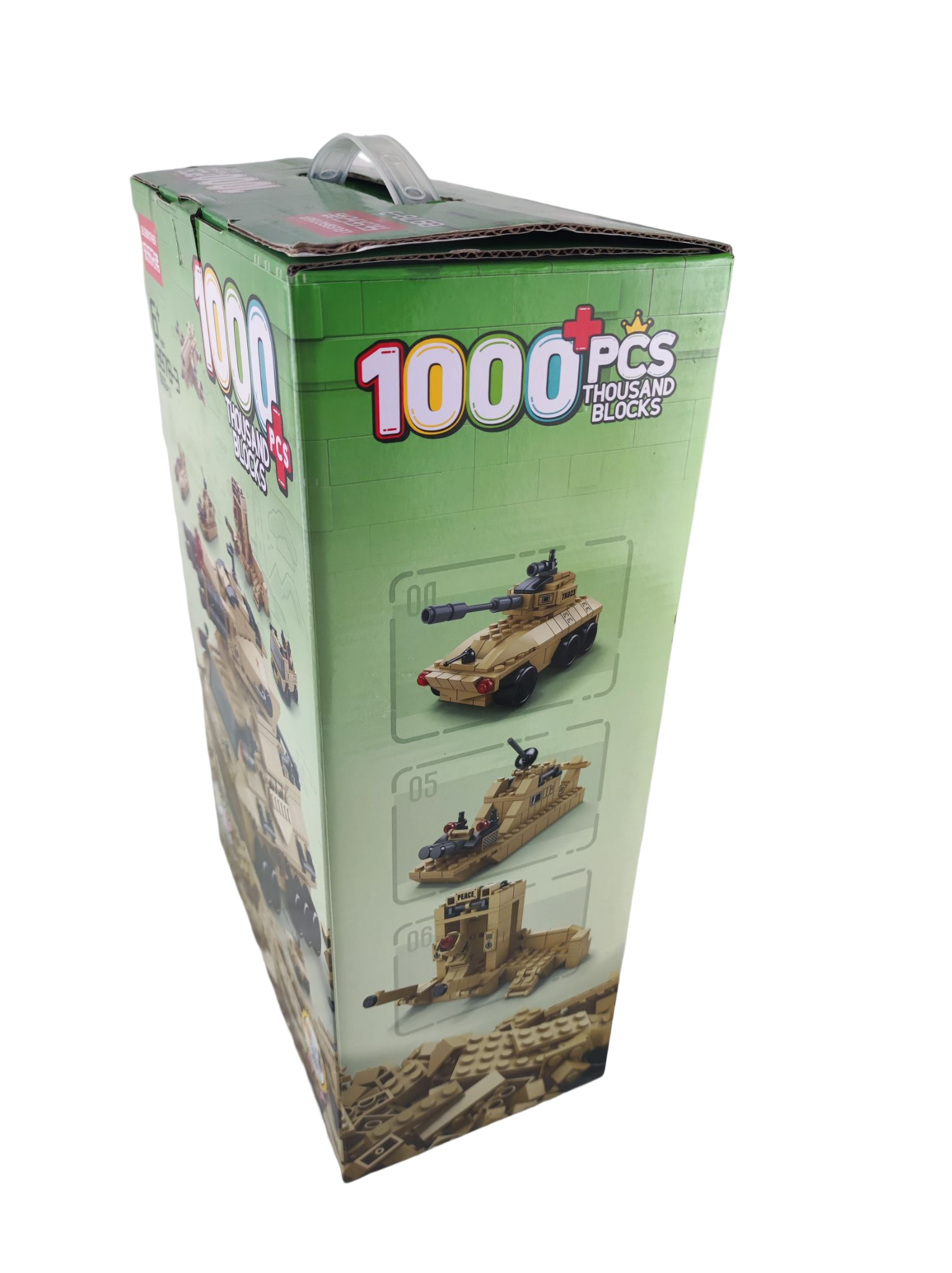 Конструктор дитячий Lele Модель Танка на 1000 деталей (134079) - фото 2 Конструктор дитячий Lele Модель Танка на 1000 деталей (134079) - фото 2