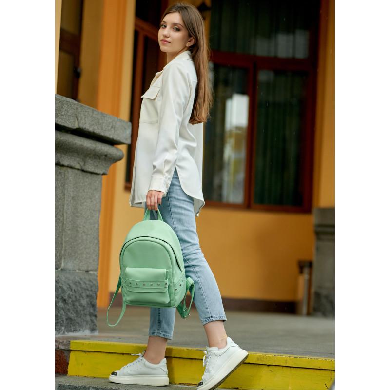 Рюкзак женский Sambag Dali BKH 35x25x12 см Мятный - фото 3 Рюкзак женский Sambag Dali BKH 35x25x12 см Мятный - фото 3