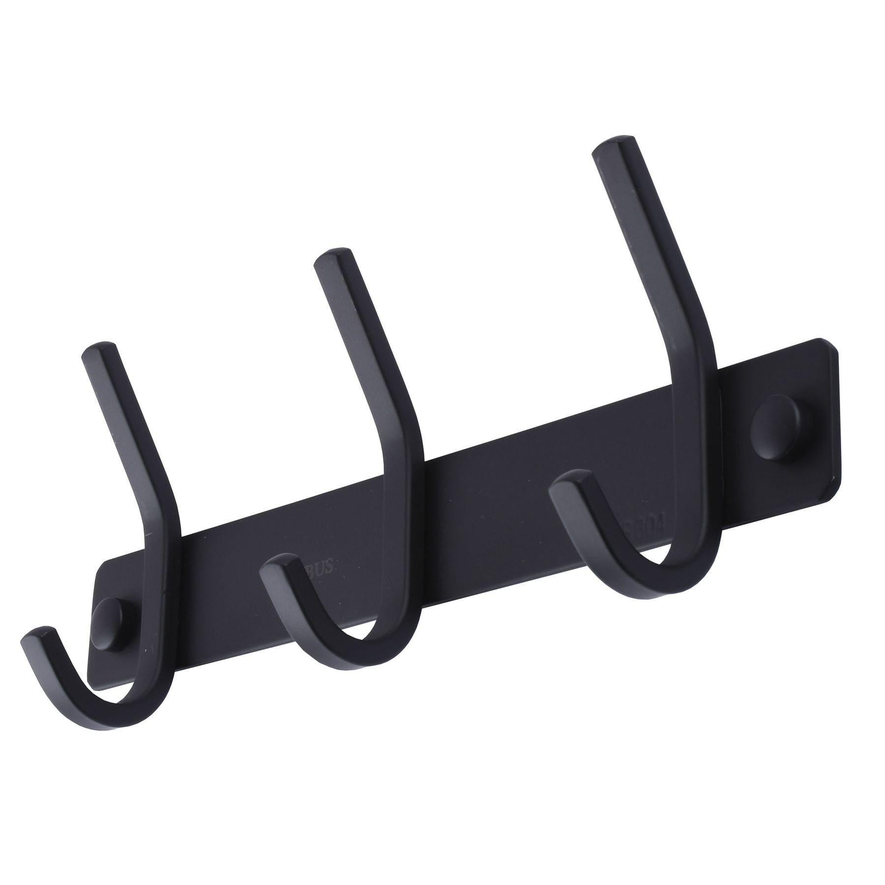 Планка с крючками Globus Lux BQ9435-3 черная матовая SUS304 (000022207)