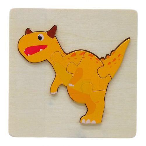 Дерев'яна рамка-вкладиш Пазл Динозавр Вид 2 (28945)