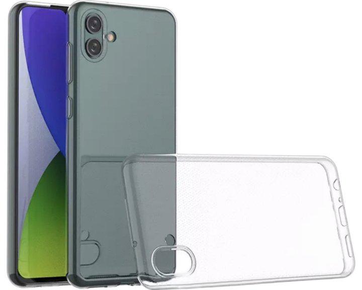 Чохол Silicone Case WS Samsung A04 Прозрачный