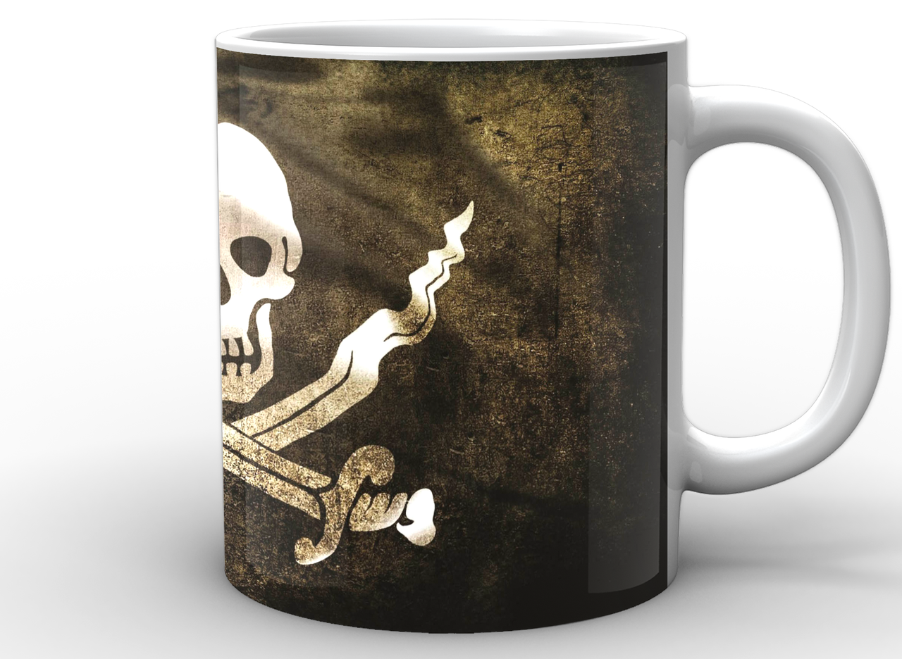 Чашка GeekLand Pirates of the Caribbean флаг Белый (PC.02.011)