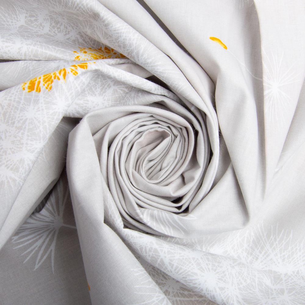 Ткань бязь ранфорс для постельного белья 5,27318/11 Одуванчик 130 гр/м2 240 см Светло-бежевый (25821)